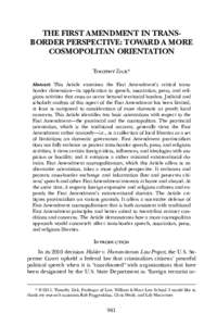 Haig v. Agee / Law / Politics of the United States / Government / Second Amendment to the United States Constitution / Freedom of speech in the United States / First Amendment to the United States Constitution / James Madison / United States Constitution