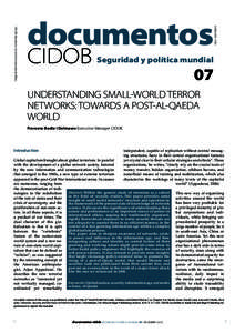 CIDOB  ISSN: [removed]CIDOB • Barcelona Centre for International Affairs