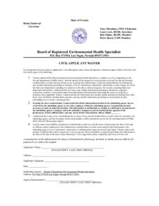 United States Environmental Protection Agency / Environmental health / Health / Criminal record / Nevada