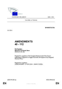 [removed]EUROPEAN PARLIAMENT Committee on Fisheries[removed]COD)