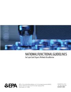 National Functional Guidelines for Superfund Organic Methods Data Review