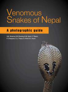 Venomous Snakes of Nepal A photographic guide