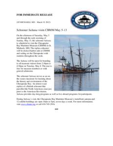 Saint Michaels /  Maryland / Schooner / United States lightship Chesapeake / SS Sultana / Watercraft / Maryland / Chesapeake Bay Maritime Museum