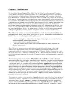 Earth / Environmental monitoring / Water quality / Turbidity / Standard operating procedure / Alkalinity / Total organic carbon / Lake Guardian / Sampling / Environment / Water / Water pollution