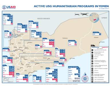 ACTIVE USG HUMANITARIAN PROGRAMS IN YEMEN Last Updated[removed]AL HUDAYDAH