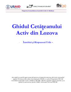 Ghidul Cetăţeanului Activ din Călăraşi