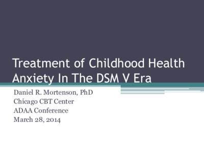 Somatoform disorders / Anxiety disorders / Defence mechanism / Psychopathology / Hypochondriasis / Anxiety / Somatization disorder / Social anxiety / Generalized anxiety disorder / Psychiatry / Abnormal psychology / Clinical psychology