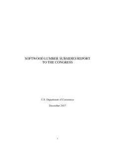 Softwood Lumber Rpt 12_2017 - TPSC Draft Report