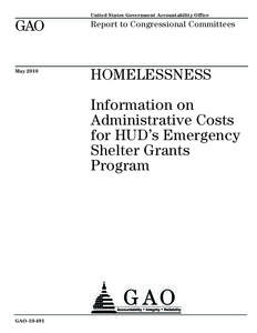 United States Government Accountability Office  GAO Report to Congressional Committees