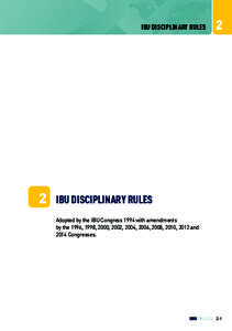 IBU DISCIPLINARY RULES  2 2