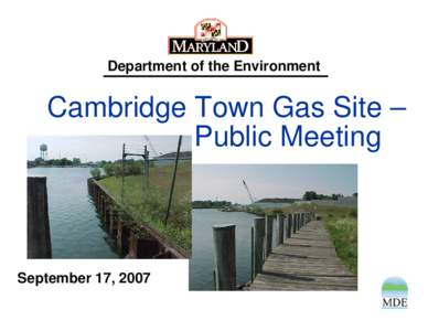 Microsoft PowerPoint - Cambridge Town Gas Presentation[removed]