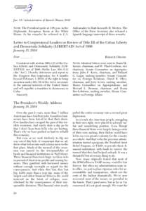 Jan[removed]Administration of Barack Obama, 2010 NOTE: The President spoke at 1:08 p.m. in the Diplomatic Reception Room at the White House. In his remarks, he referred to U.S.  Ambassador to Haiti Kenneth H. Merten. The