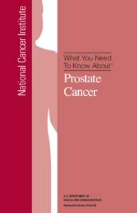 National Cancer Institute  What You Need To Know About  TM