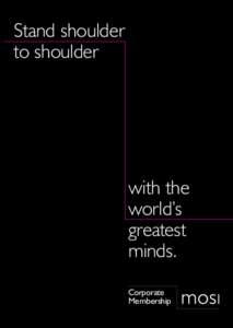 Stand shoulder to shoulder with the world’s greatest