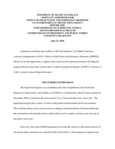 Environment / Pollution / 96th United States Congress / Superfund / Town and country planning in the United Kingdom / National Priorities List / Resource Conservation and Recovery Act / Brownfield land / Brownfield regulation and development / United States Environmental Protection Agency / Waste / Hazardous waste