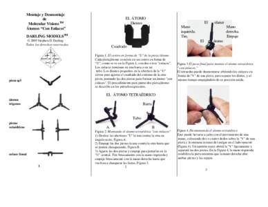 Montaje y Desmontaje de Molecular Visions TM Átomos “Con Enlaces”  EL ÁTOMO