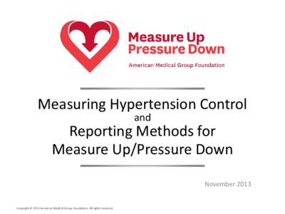Measuring Hypertension Control