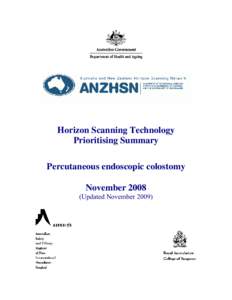 Horizon Scanning Briefing Template