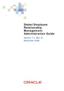 Siebel Employee Relationship Management Administration Guide