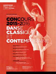 CONSERVATOIRE NATIONAL SUPÉRIEUR DE MUSIQUE ET DE DANSE DE PARIS Bruno Mantovani, directeur