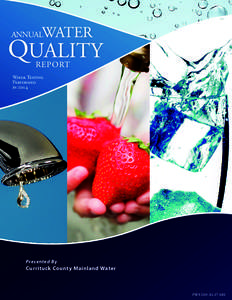 Currituck County Mainland Water Quality Report for 2014