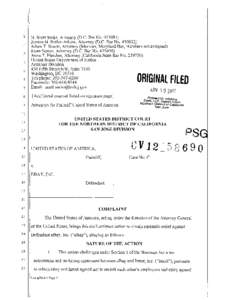 Complaint: U.S. v. eBay, Inc.