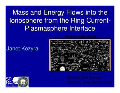 Atmosphere / Charge carriers / Waves in plasmas / Plasma / Electron cyclotron resonance / Cyclotron / Magnetosphere / Ionosphere / Corona / Physics / Space plasmas / Plasma physics
