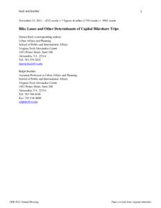 Transportation in Washington /  D.C. / Sustainable transport / Bicycle sharing system / Capital Bikeshare / Transportation planning / SmartBike DC / Segregated cycle facilities / Alta Bicycle Share / Anacostia / Transport / Statistics / Road transport