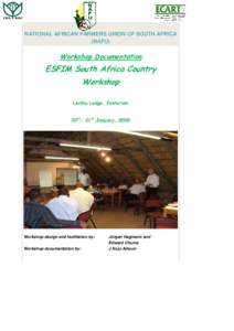 SOUTH AFRICA Report Workshop ESFIM