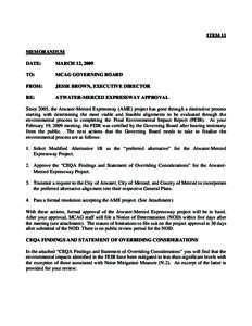 Environmental engineering / Noise reduction / California Environmental Quality Act / Earth / Waves / Environmental impact statement / Noise regulation / California State Route 59 / Noise barrier / Noise pollution / Environment / Environmental science