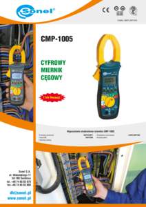 Indeks: WMPLCMP1005  CMP-1005 CYFROWY MIERNIK CĘGOWY