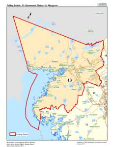 Polling District 13: Hammonds Plains - St. Margarets  º LAKELANDS