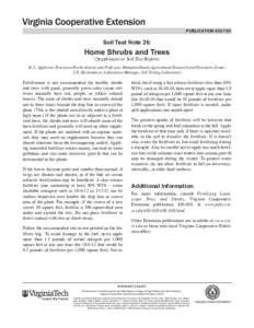 publication[removed]Soil Test Note 20: Home Shrubs and Trees (Supplement to Soil Test Report)