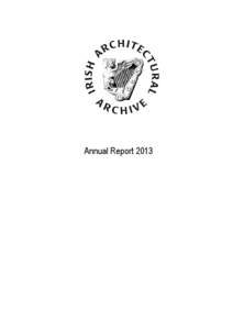 Annual Report 2013  Contents: Chairman’s Statement  ii – xiii