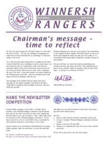 WINNERSH RANGERS Newsletter June 2005