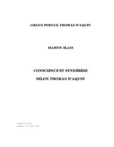 GRAND PORTAIL THOMAS D’AQUIN  MARTIN BLAIS