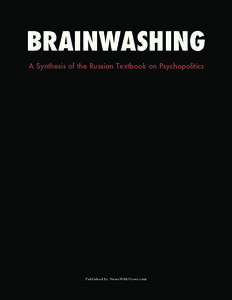 The People / Fiction / Hypnosis / Freedom Magazine / Organism