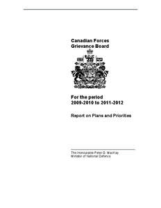 Microsoft Word - CFGB-#18325-v3-FINAL_REPORT_ON_PLANS_AND_PRIORITIES_2009-2010.DOC