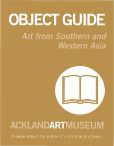 Object Guide Art from Southern and Western Asia