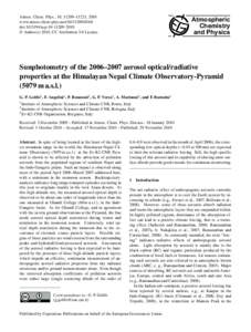 Atmos. Chem. Phys., 10, 11209–11221, 2010 www.atmos-chem-phys.net[removed]doi:[removed]acp[removed] © Author(s[removed]CC Attribution 3.0 License.  Atmospheric