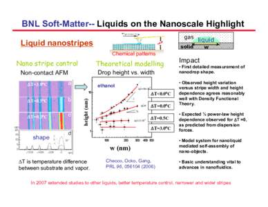 BNL Soft-Matter:Directed Self-Assembly of Soft-Matter and Biomolecular Materials