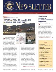 Newsletter Volume 16, Number 2 The Quarterly Newsletter of The Institute of Navigation	  2006–2008