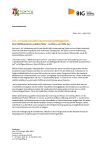 Presseinformation  Wien, am 12. April 2012 Um- und Zubau BG/BRG Klosterneuburg fertiggestellt RundQuadratmeter zusätzliche Fläche – Investitionen ca. 5,5 Mio. Euro