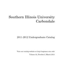 Carbondale /  Illinois / Southern Illinois University / Southern Illinois University Edwardsville / Paul Sarvela / SIUE School of Nursing / SIUE Graduate School