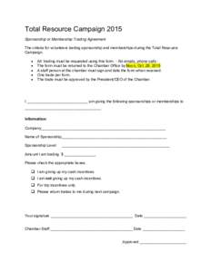 Microsoft Word - TRC2015 Trade Agreement - first draft