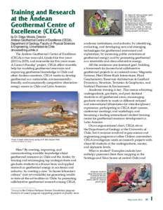 Training and Research at the Andean Geothermal Centre of Excellence (CEGA)  by Dr. Diego Morata, Director