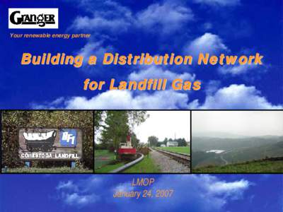 Building a Distribution Network for Landfill Gas