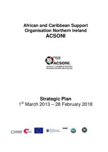 African and Caribbean Support Organisation Northern Ireland ACSONI  Strategic Plan