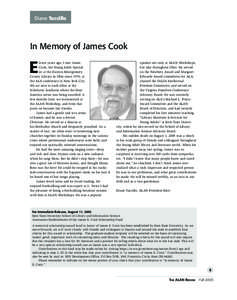 Diane Tuccillo  In Memory of James Cook E