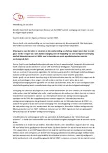 Middelburg, Betreft: Open brief aan het Algemeen Bestuur van het KNGF over de voortgang van traject cao voor de vrijgevestigde praktijk Geachte leden van het Algemeen Bestuur van het KNGF, Recent heeft u de vo